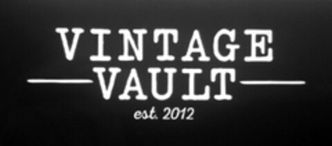 VINTAGE VAULT EST. 2012 Logo (USPTO, 16.05.2018)