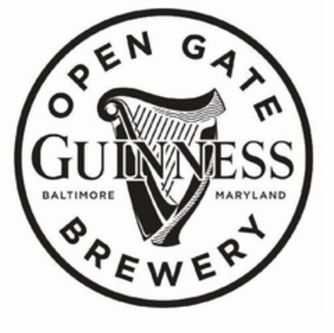 GUINNESS OPEN GATE BREWERY BALTIMORE MARYLAND Logo (USPTO, 10/24/2018)