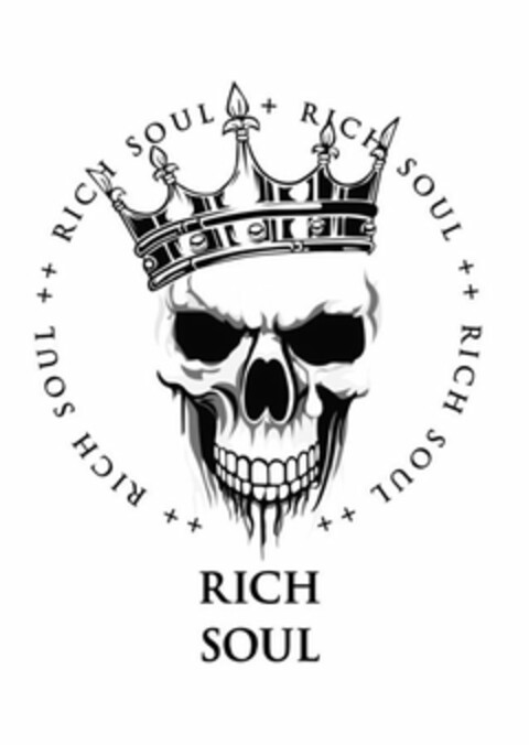 RICH SOUL ++ RICH SOUL ++ RICH SOUL ++ RICH SOUL ++ RICH SOUL ++ Logo (USPTO, 13.12.2018)