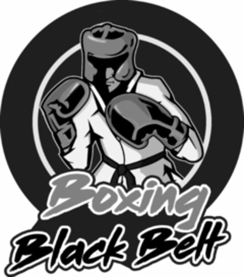 BOXING BLACK BELT Logo (USPTO, 01/14/2019)