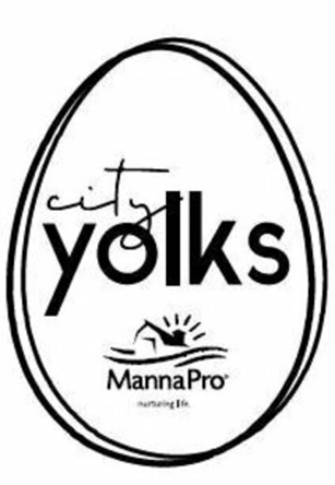 CITY YOLKS MANNA PRO NURTURING LIFE. Logo (USPTO, 03/12/2019)