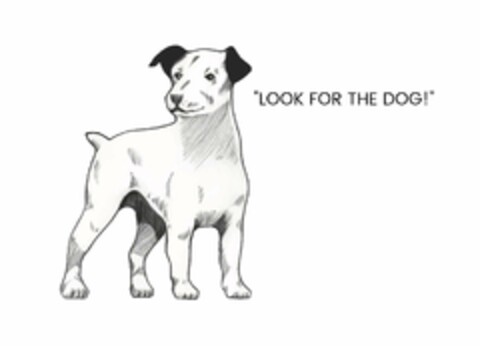 "LOOK FOR THE DOG!" Logo (USPTO, 31.08.2019)