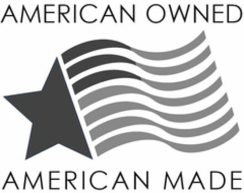 AMERICAN OWNED AMERICAN MADE Logo (USPTO, 01/29/2020)