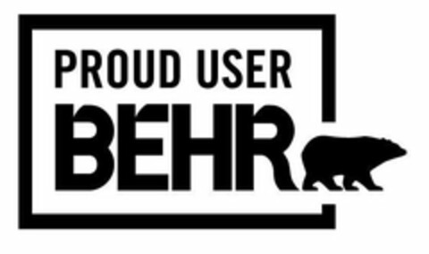 PROUD USER BEHR AND DESIGN Logo (USPTO, 03/24/2020)