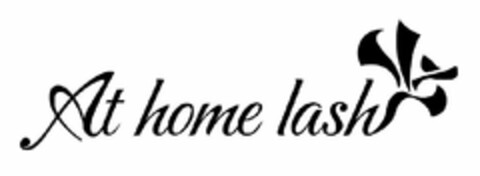 AT HOME LASH Logo (USPTO, 08/08/2020)