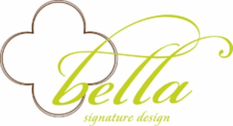 BELLA SIGNATURE DESIGN Logo (USPTO, 11/06/2009)