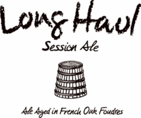 LONG HAUL SESSION ALE ALE AGED IN FRENCH OAK FOUDRES Logo (USPTO, 26.04.2010)