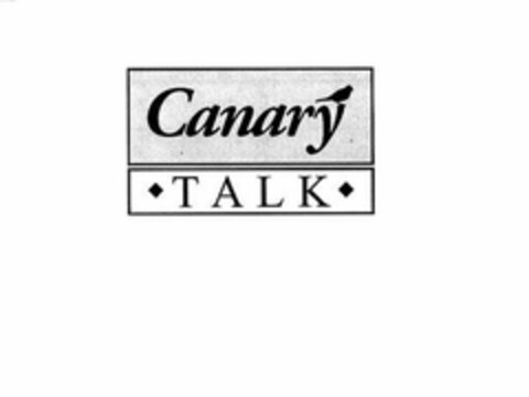 CANARY TALK Logo (USPTO, 20.05.2010)
