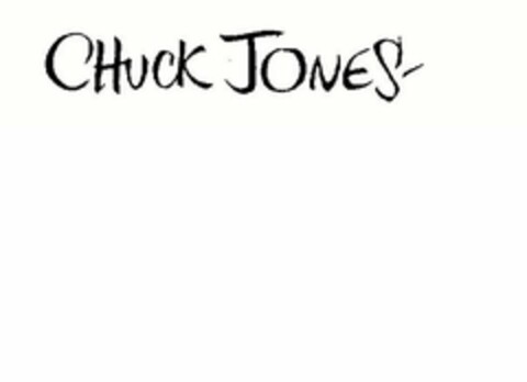 CHUCK JONES Logo (USPTO, 03.09.2010)