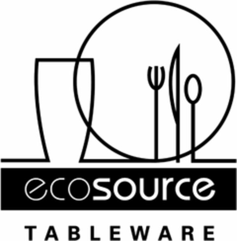 ECOSOURCE TABLEWARE Logo (USPTO, 13.07.2012)