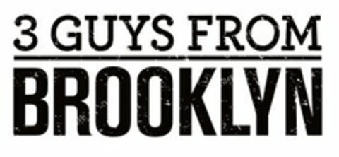 3 GUYS FROM BROOKLYN Logo (USPTO, 12/13/2012)