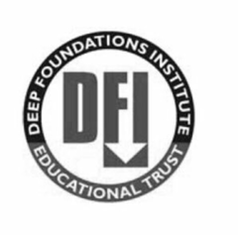 DFI DEEP FOUNDATIONS INSTITUTE EDUCATIONAL TRUST Logo (USPTO, 20.12.2012)