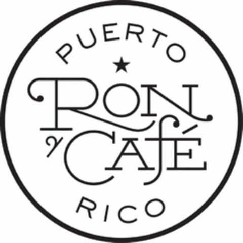 PUERTO RICO RON Y CAFÉ Logo (USPTO, 08/28/2013)