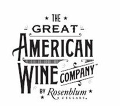 THE GREAT AMERICAN WINE COMPANY BY ROSENBLUM CELLARS Logo (USPTO, 09/23/2013)