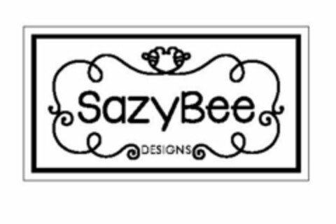 SAZYBEE DESIGNS Logo (USPTO, 18.03.2014)