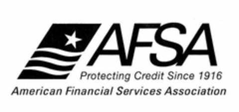 AFSA PROTECTING CREDIT SINCE 1916 AMERICAN FINANCIAL SERVICES ASSOCIATION Logo (USPTO, 05.01.2016)