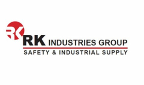 RK INDUSTRIES GROUP SAFETY & INDUSTRIALSUPPLY Logo (USPTO, 22.12.2016)