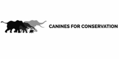 CANINES FOR CONSERVATION Logo (USPTO, 28.12.2016)