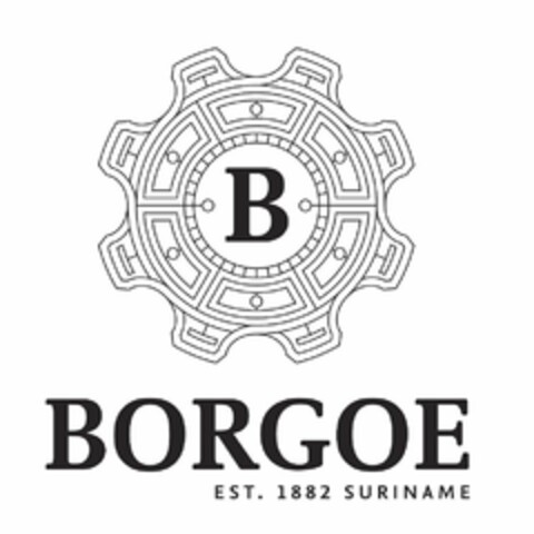 B BORGOE EST. 1882 SURINAME Logo (USPTO, 12/21/2017)