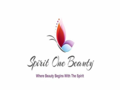 SPIRIT ONE BEAUTY WHERE BEAUTY BEGINS WITH THE SPIRIT Logo (USPTO, 05/18/2018)