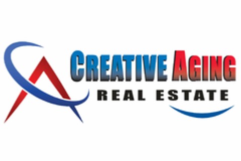 CA CREATIVE AGING REAL ESTATE Logo (USPTO, 06/11/2018)