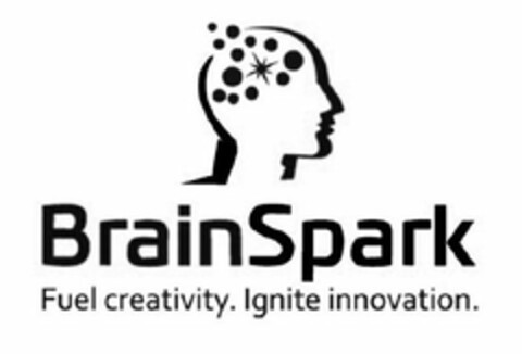 BRAINSPARK FUEL CREATIVITY. IGNITE INNOVATION. Logo (USPTO, 17.09.2018)