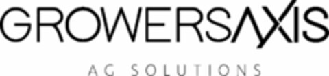 GROWERSAXIS AG SOLUTIONS Logo (USPTO, 11/14/2018)