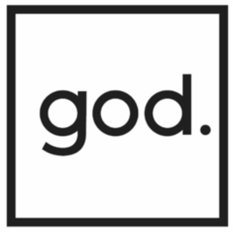 GOD. Logo (USPTO, 11/15/2018)