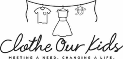 CLOTHE OUR KIDS MEETING A NEED CHANGINGA LIFE Logo (USPTO, 12/21/2018)