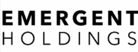 EMERGENT HOLDINGS Logo (USPTO, 02.01.2019)