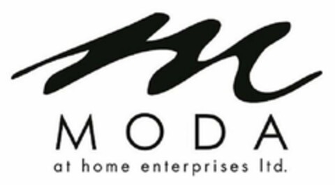 M MODA AT HOME ENTERPRISES LTD. Logo (USPTO, 08/28/2019)