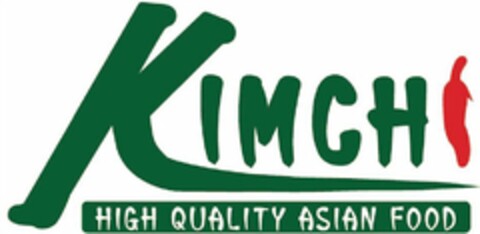 KIMCHI HIGH QUALITY ASIAN FOOD Logo (USPTO, 11/11/2019)