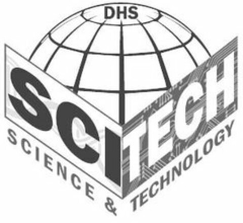 DHS SCITECH SCIENCE & TECHNOLOGY Logo (USPTO, 12/19/2019)