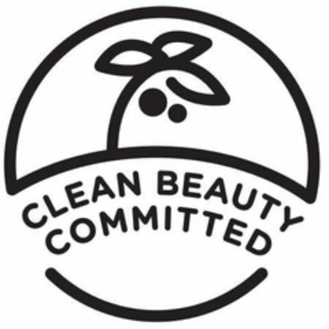 CLEAN BEAUTY COMMITTED Logo (USPTO, 15.04.2020)