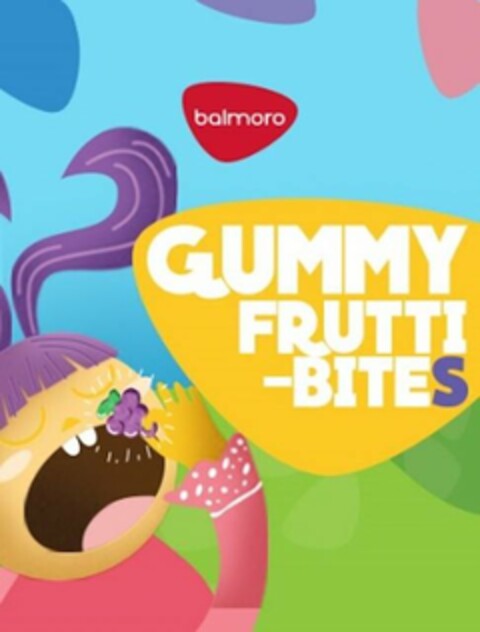 BALMORO GUMMY FRUTTI-BITES Logo (USPTO, 07.08.2020)