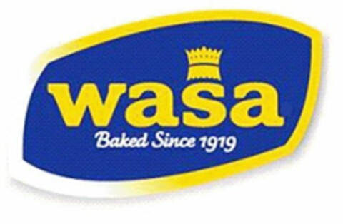 WASA BAKED SINCE 1919 Logo (USPTO, 04/03/2009)