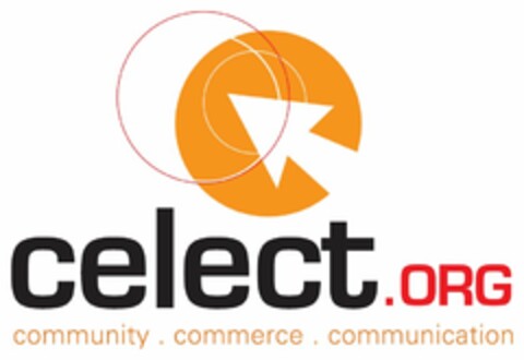 CELECT.ORG COMMUNITY . COMMERCE . COMMUNICATION Logo (USPTO, 27.05.2009)