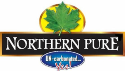 NORTHERN PURE UN-CARBONATED...YES! Logo (USPTO, 28.01.2010)