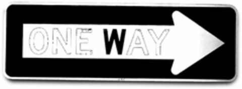 ONE WAY Logo (USPTO, 01.02.2010)