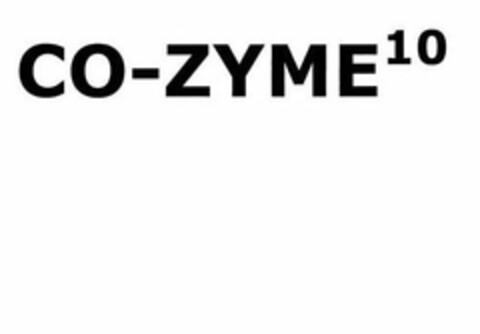 CO-ZYME10 Logo (USPTO, 17.05.2010)
