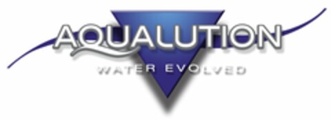 AQUALUTION WATER EVOLVED Logo (USPTO, 15.10.2010)