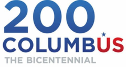 200 COLUMBUS THE BICENTENNIAL Logo (USPTO, 07/19/2011)