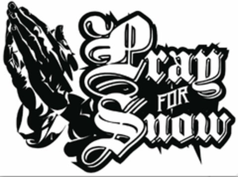 PRAY FOR SNOW Logo (USPTO, 08/24/2011)