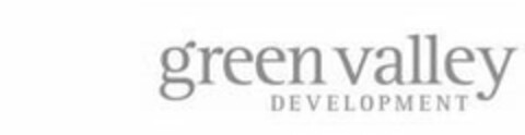 GREEN VALLEY DEVELOPMENT Logo (USPTO, 26.08.2011)