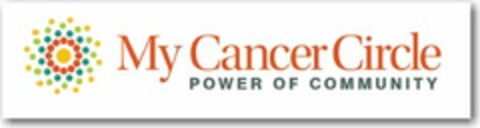 MY CANCER CIRCLE POWER OF COMMUNITY Logo (USPTO, 03/09/2012)