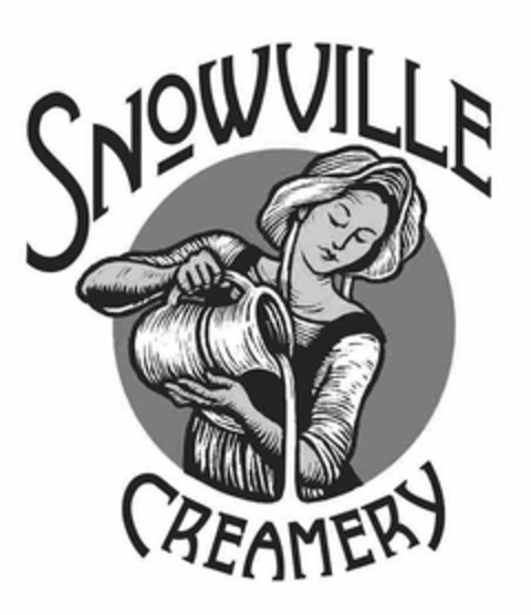 SNOWVILLE CREAMERY Logo (USPTO, 07/18/2012)