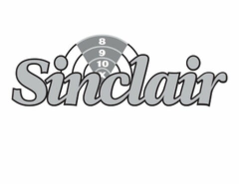 SINCLAIR 8 9 10 X Logo (USPTO, 03/13/2013)