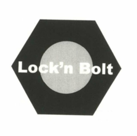 LOCK'N BOLT Logo (USPTO, 10/22/2013)