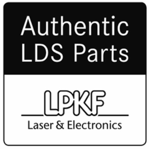 AUTHENTIC LDS PARTS LPKF LASER & ELECTRONICS Logo (USPTO, 04/16/2014)