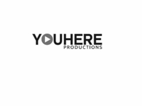 YOUHERE PRODUCTIONS Logo (USPTO, 04/23/2014)